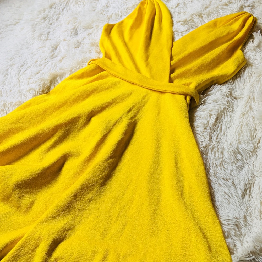 Vintage 50s yellow dress